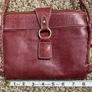 Brahmin crossbody bag, brown leather, excellent condition.